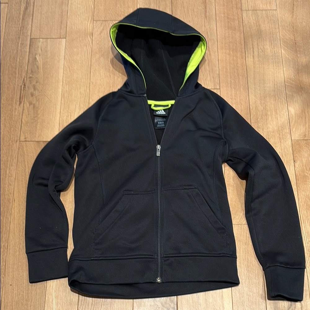 Kids Adidas Black Hoodie size 10/12